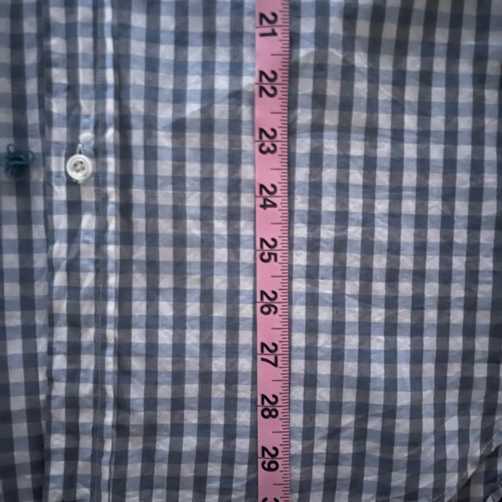 Billy Reid Rosedale Gingham Button Down - Picture 9 of 10